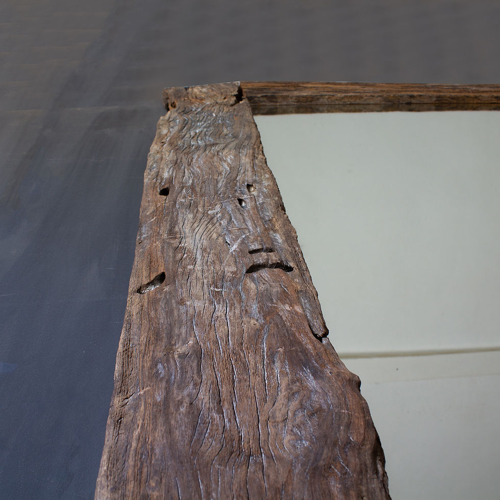 Thumbnail: Rustic reclaimed wood Mirror by Studio ORYX