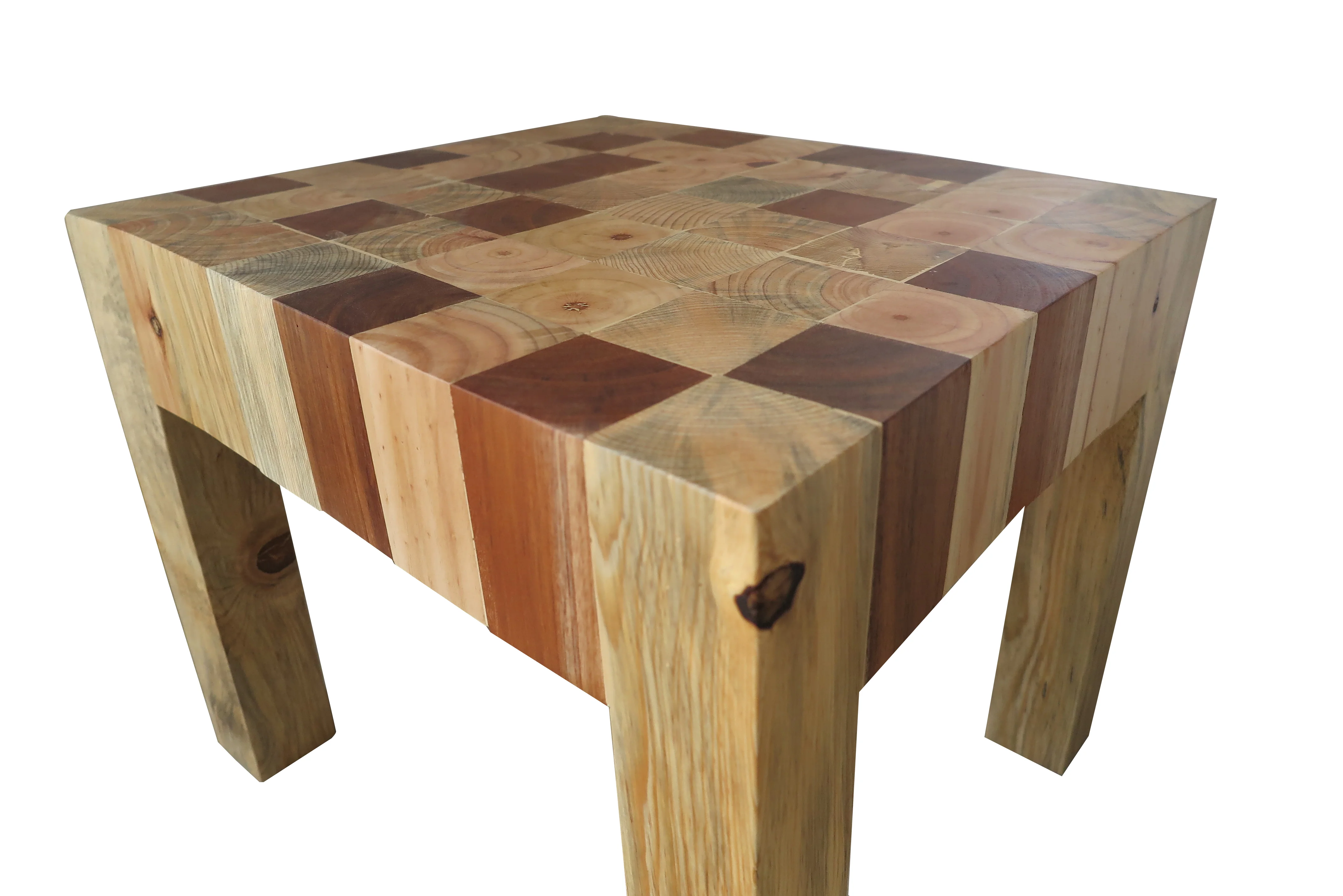 Rustic Reclaimed Wood Square Coffee Table By Studio ORYX - Rustic Reclaimed Wood Square Coffee Table By Studio ORYX