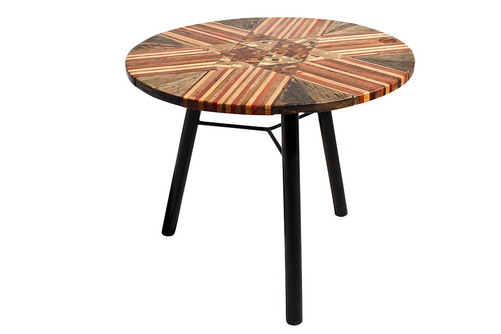 Thumbnail: Round Rustic Dining Table By Studio ORYX