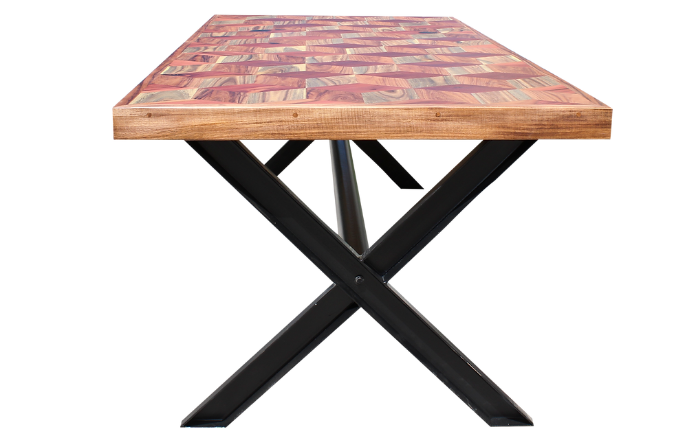 Thumbnail: Geometric Design Dining Table by Studio ORYX.