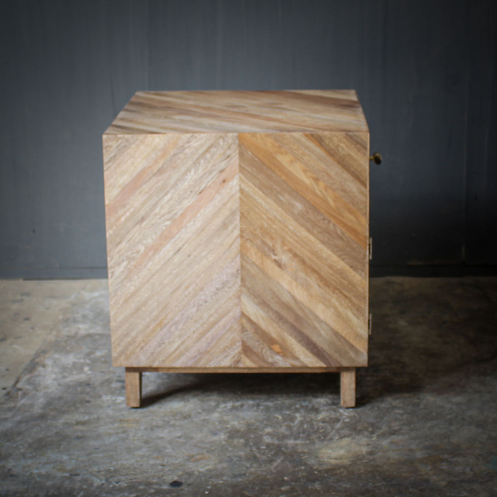 Miniatura: Reclaimed Rosa Morada and Cedar Wood Night Stand by Studio ORYX