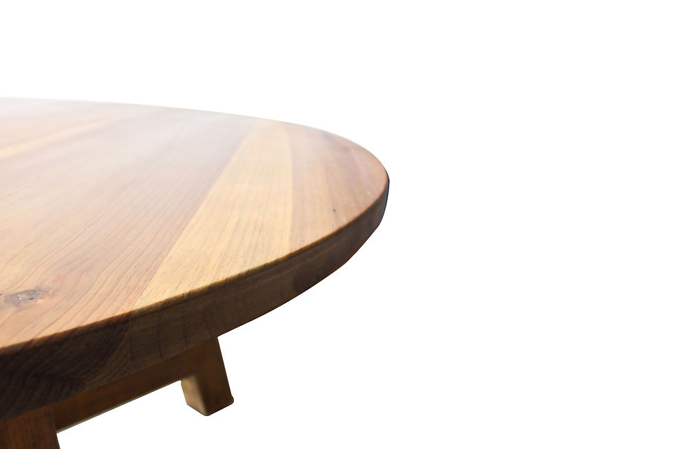 Thumbnail: Round Farm House Dining Table By Studio ORYX.