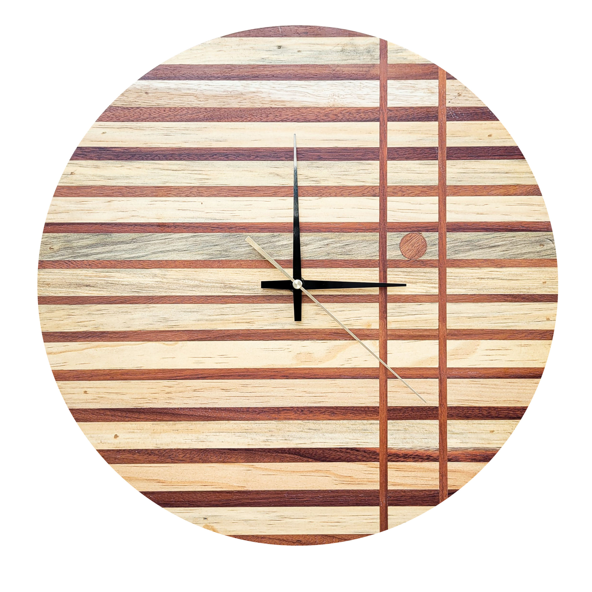 Reclaimed Tzalam Wood Clock By Studio ORYX