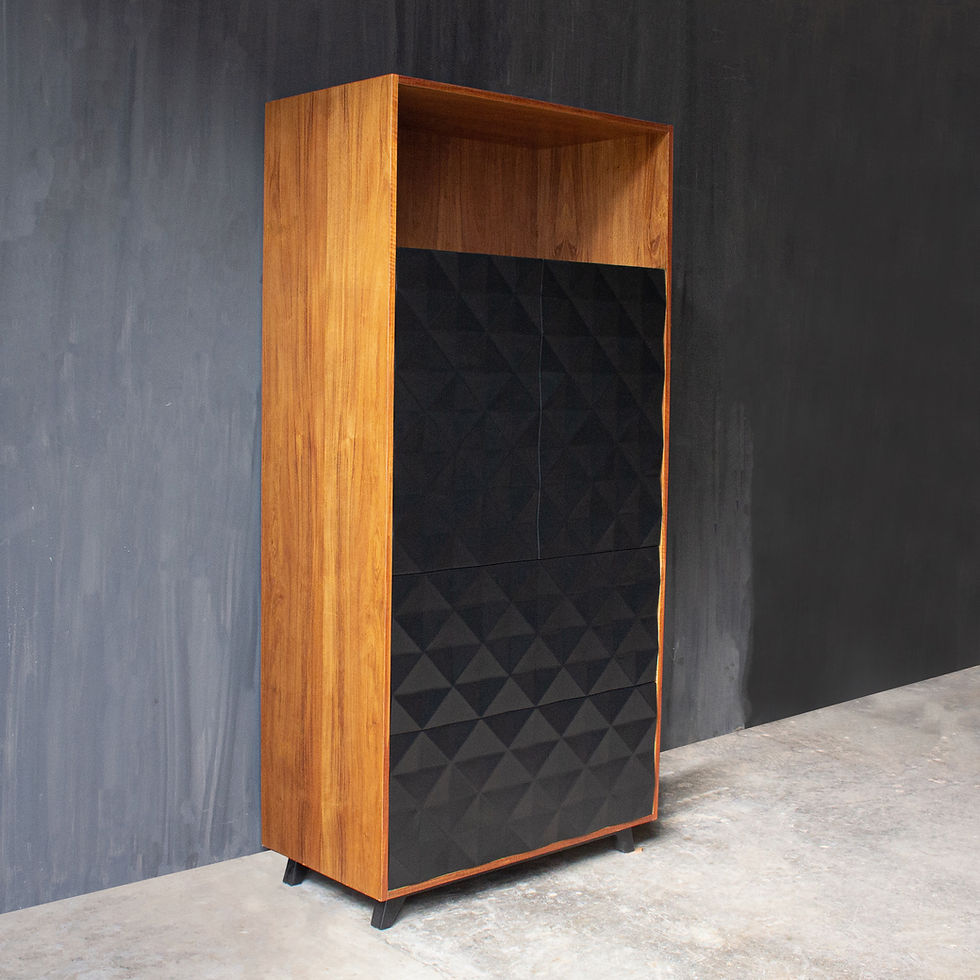 Miniatura: Tzalam and 3d faces doors closet by Studio ORYX