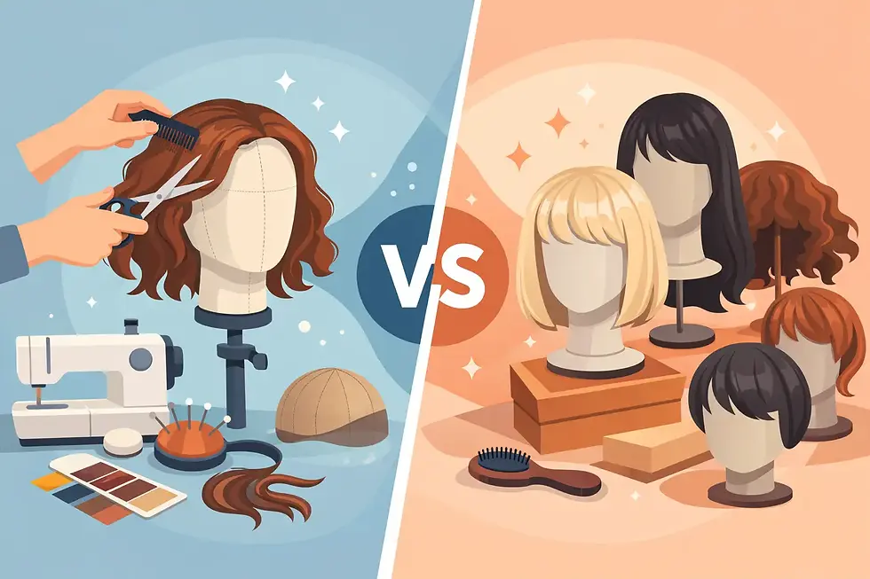 Custom Wigs vs Ready Made Wigs