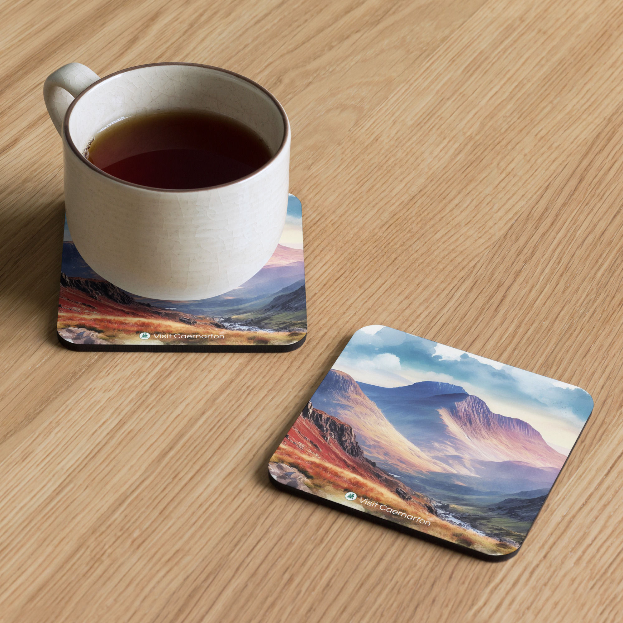 Mount Snowdon / Yr Wyddfa - Cork-back coaster