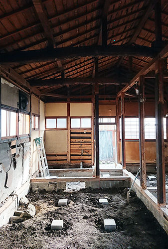 小山の家 改�装 リノベーション リフォーム 住宅 平屋 木造 関西 京都府 京都市 狭小 再建築不可 解体後