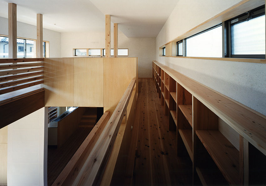 白川の家 新築 住宅 2階建 木造 大阪府 茨木市 シンプル 和モダン 吹抜け