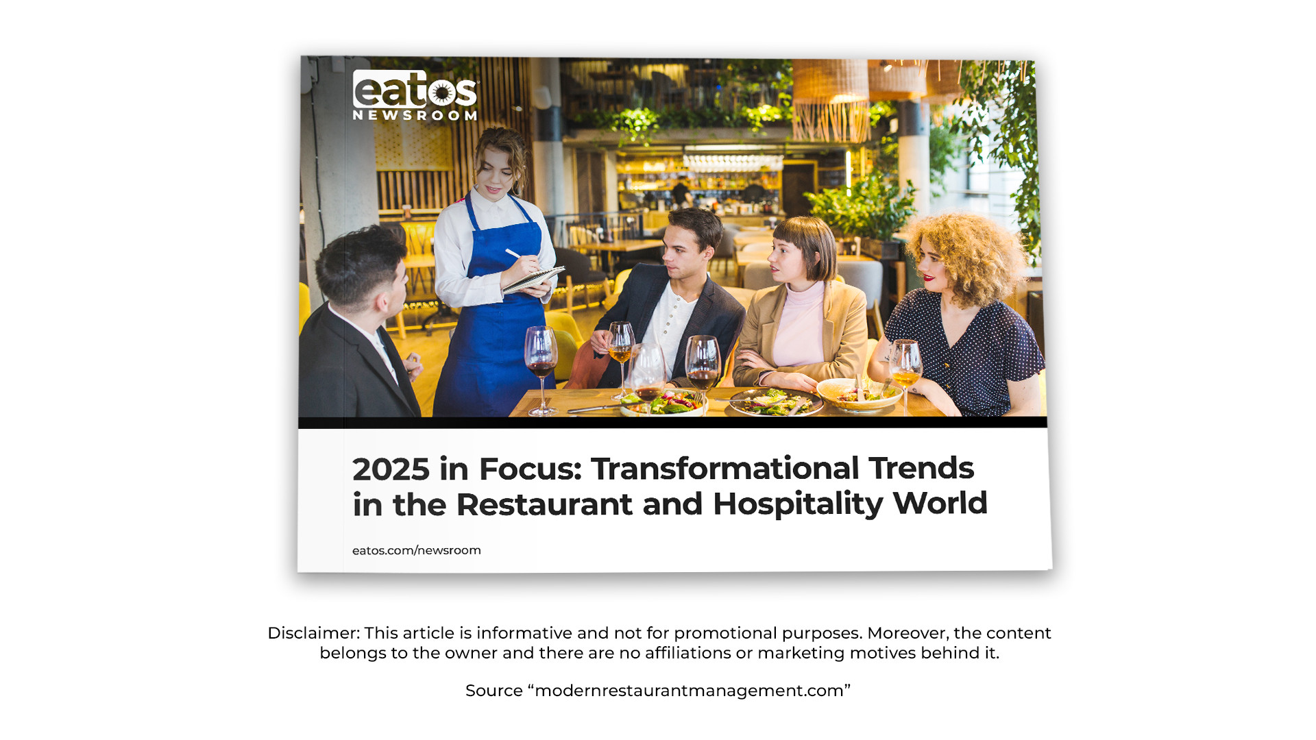 2025 in Focus: Transformational Trends in the Restaurant and Hospitality World