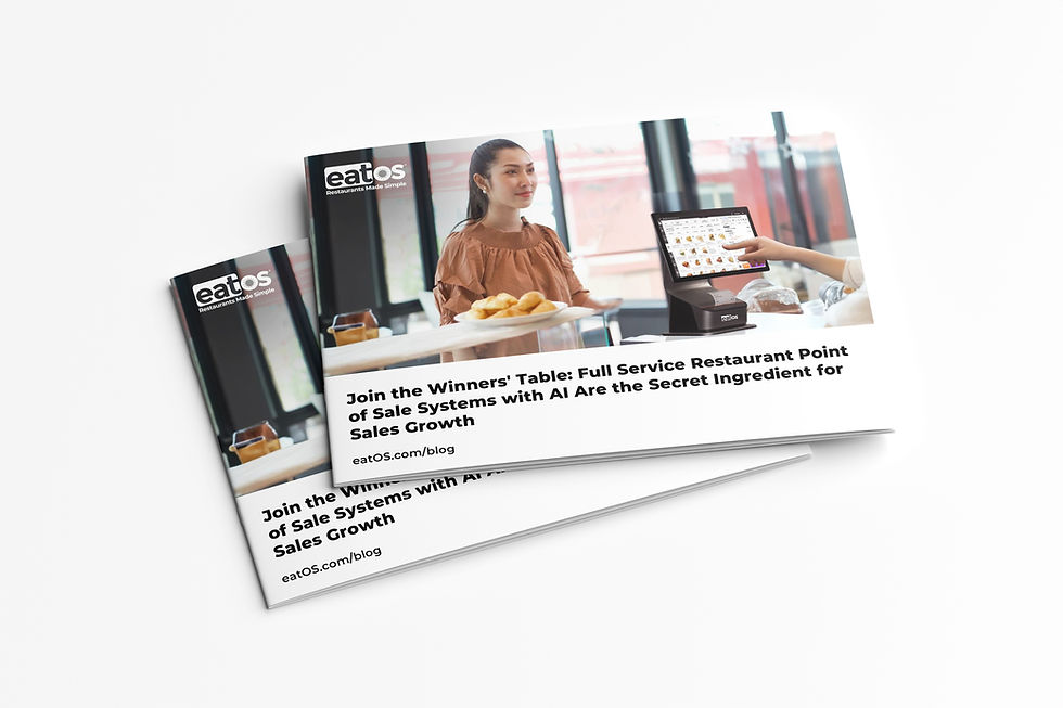 Join the Winners' Table: Full-Service Restaurant Point of Sale Systems with AI Are the Secret Ingredient for Sales Growth