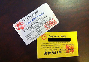 Licencias Bujinkan