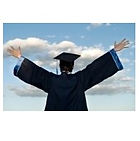 Graduado saludando
