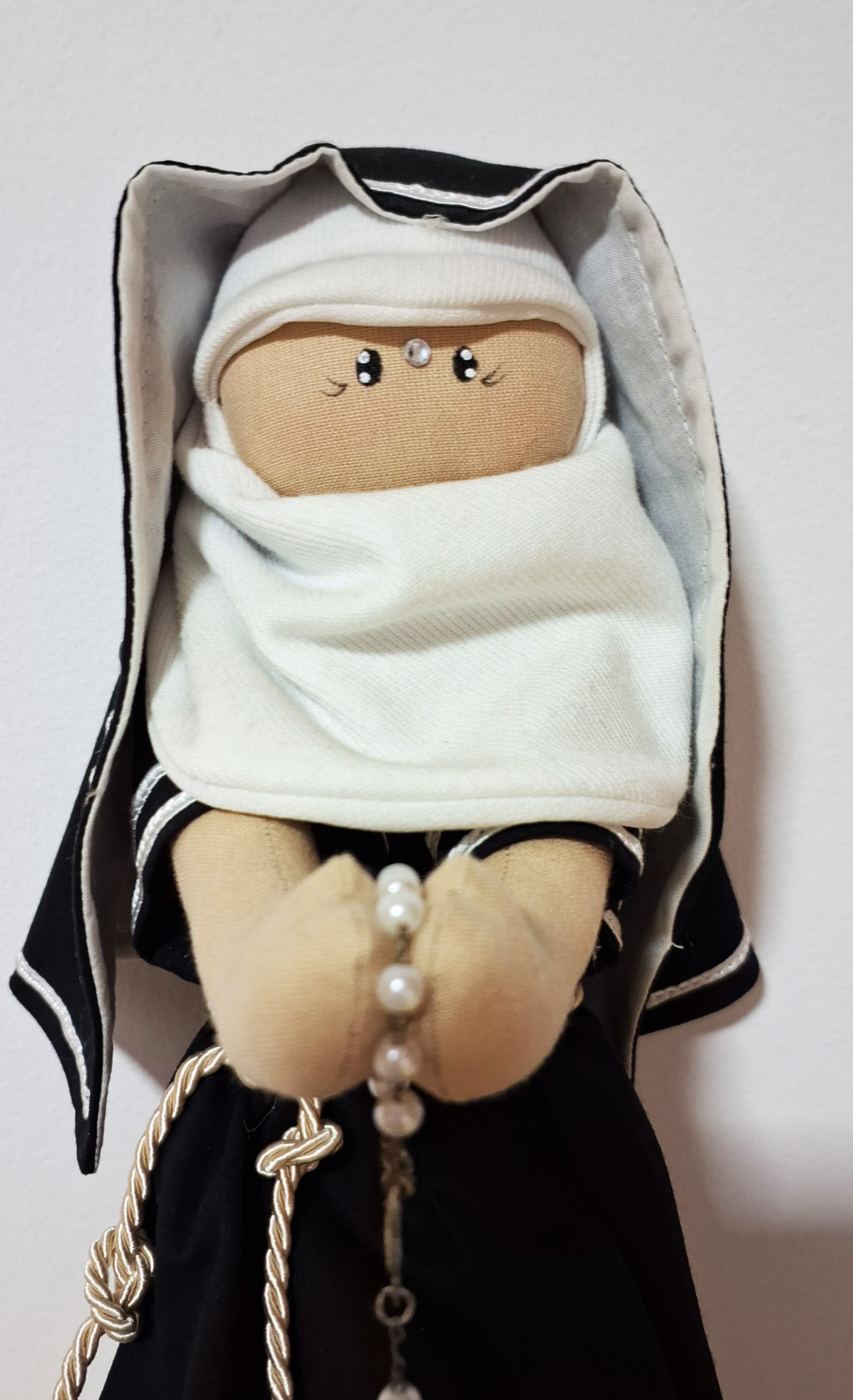 Mini Boneca Coleção Santos do Brasil Panna Panenka- Santa Rita