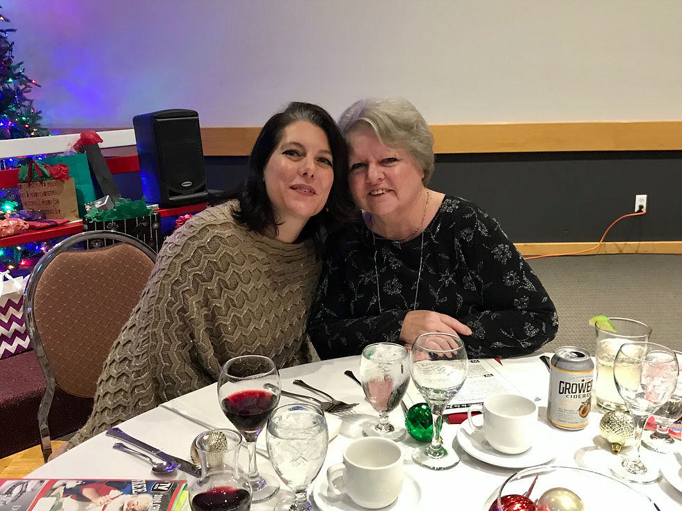 Guest and Linda (right)