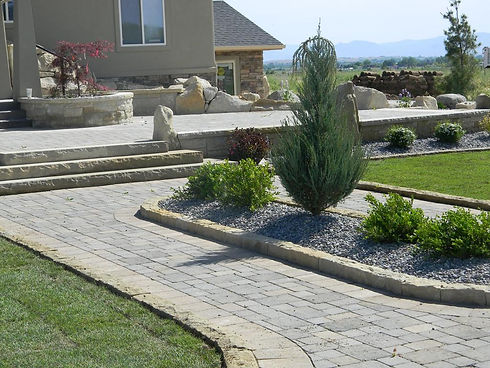 Hardscape design by Verdante, LLC