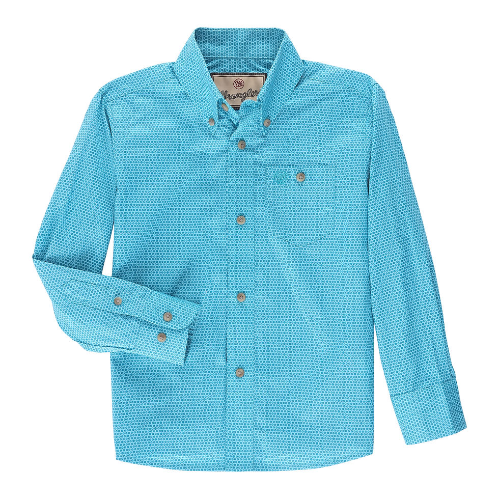 Wrangler Boys Classic Long Sleeve Shirt