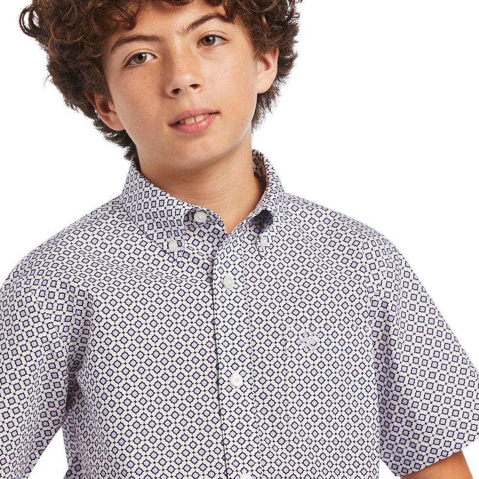 Thumbnail: Ariat Boys Brecken Classic Fit Shirt