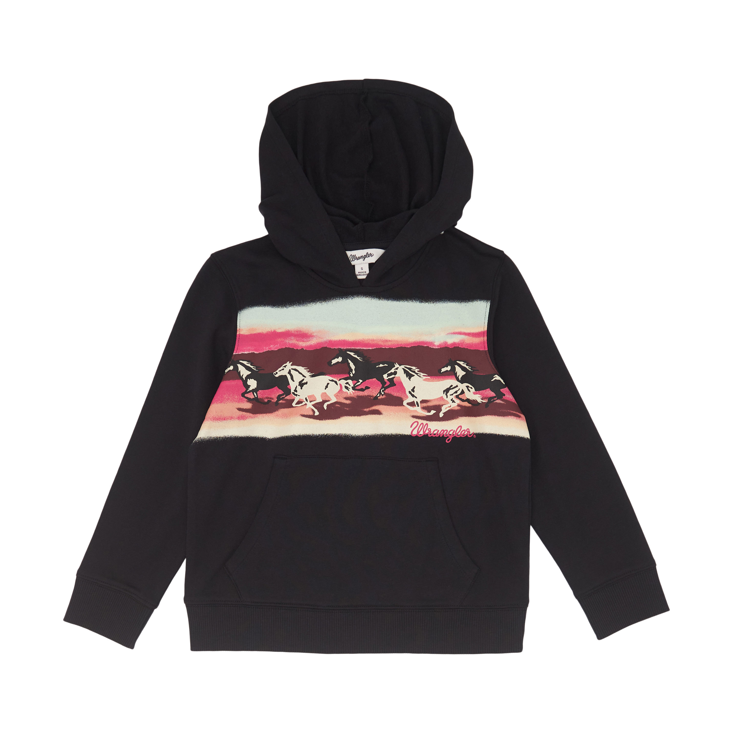 Girls Western Pullover Hoodie