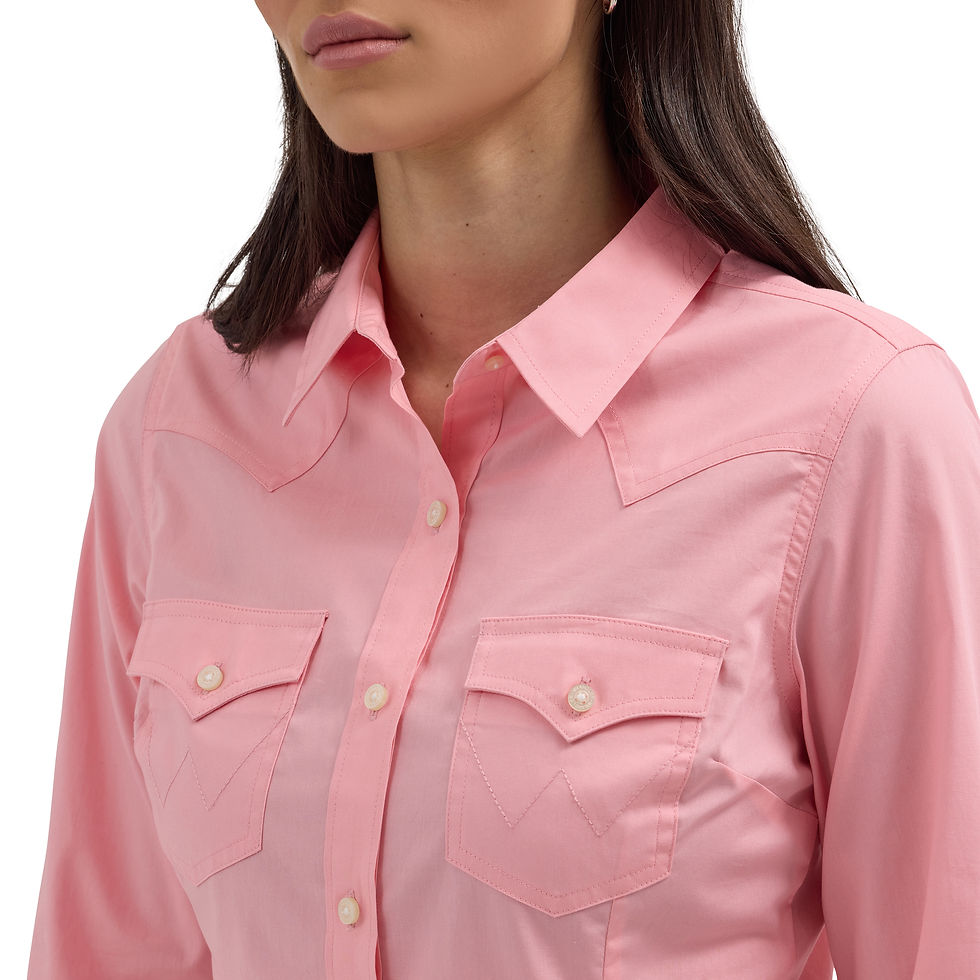 Thumbnail: Womens Wrangler Retro Western Button Down Shirt