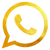 [CITYPNG.COM]HD Gold Official Whatsapp Wa Watsup Logo Icon PNG - 1000x1000.png