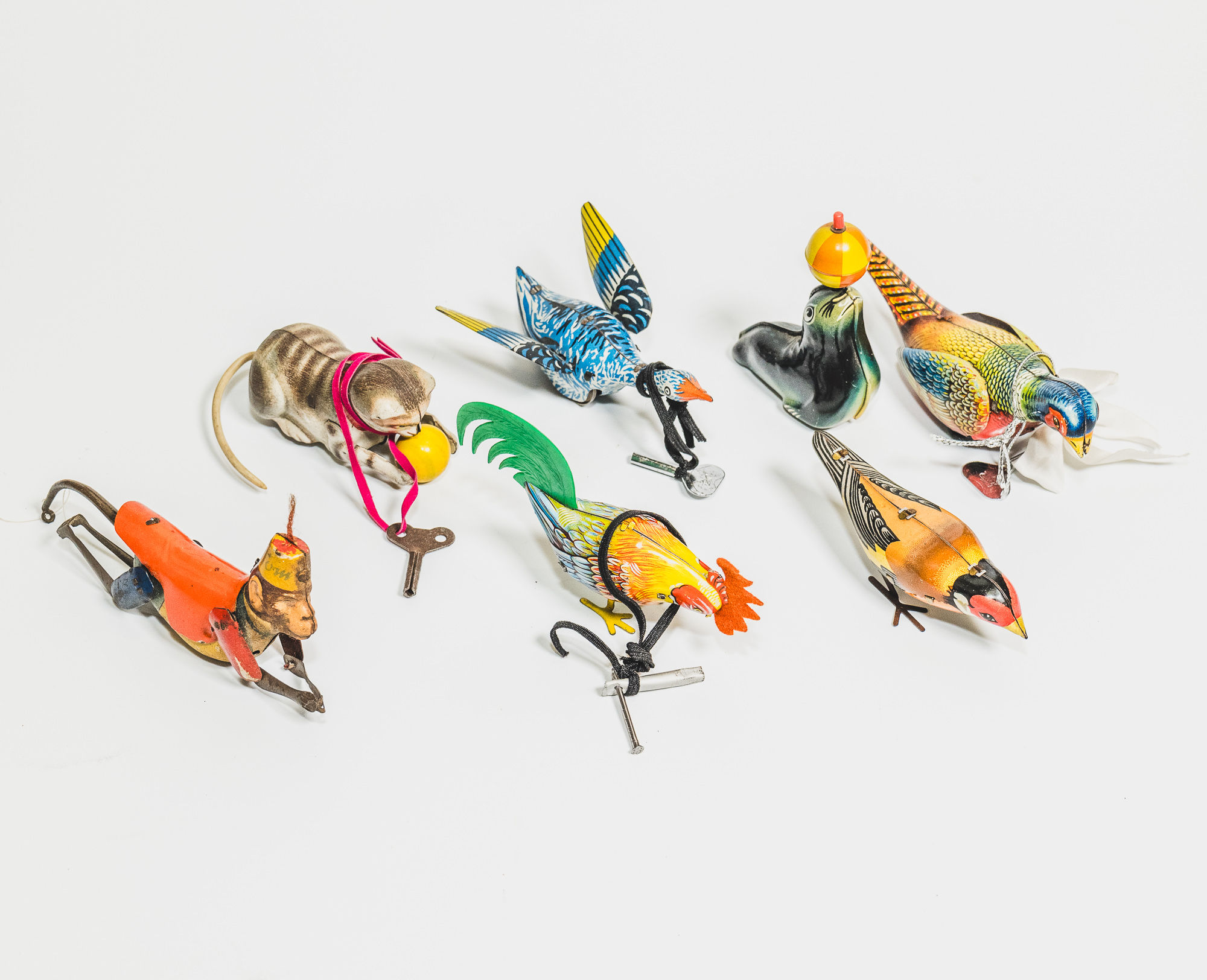 Collezione di animali di latta degli anni ‘50