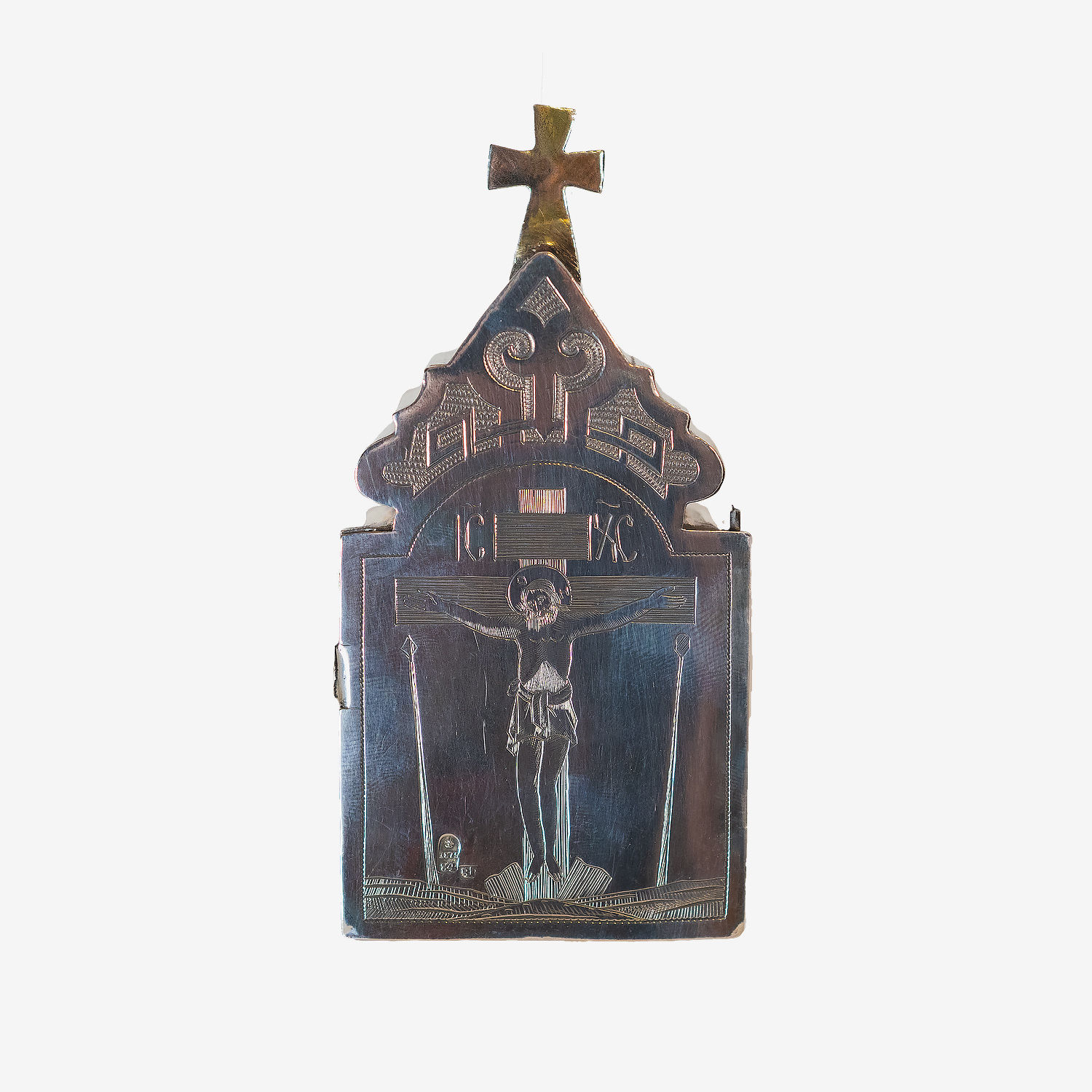 Pisside in argento russo