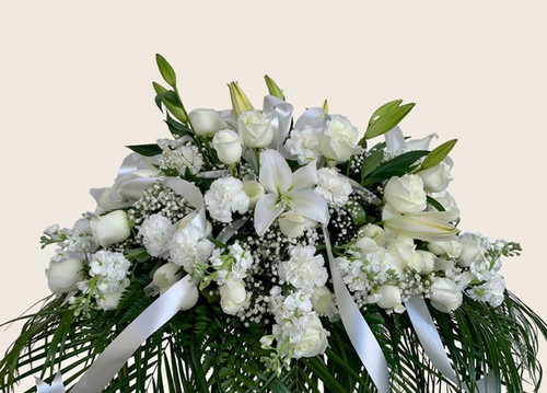 Funeral Casket Spray - FCS10 | Amaya Blossoms LLC