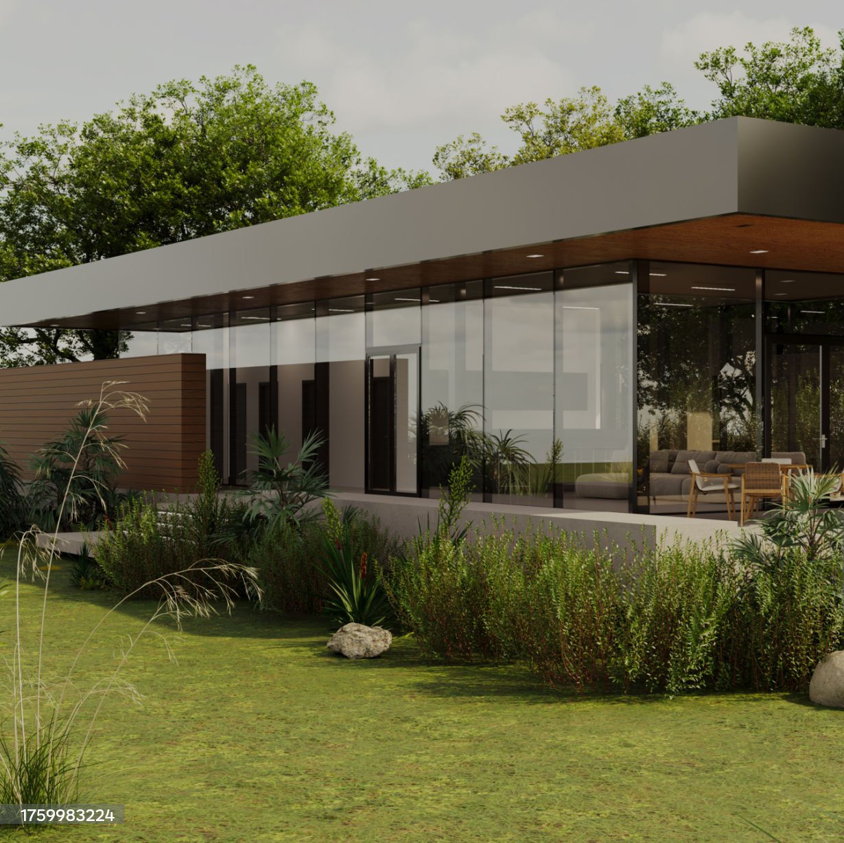 Amenagement d un pool house moderne