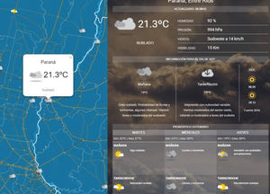 servicio meteorológico nacional pronóstico extendido