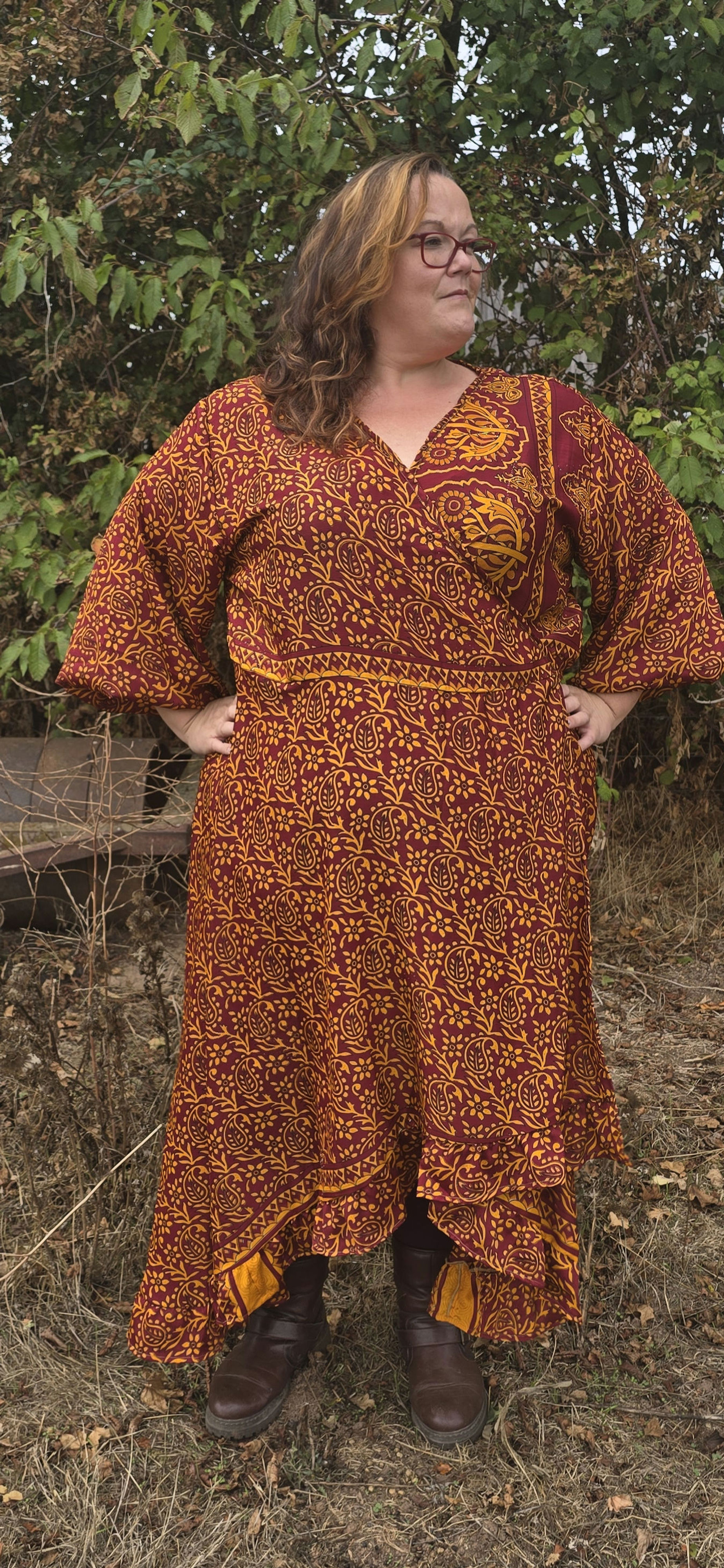 Freya Wrap Dress - XL