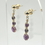 Thumbnail: Ruby & Gold-Filled Dangle Earrings
