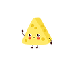 Cheerful cheese vector image showcasing Evre Peştereli's love for cheese - symbolic of her unique and flavorful approach to marketing and coaching