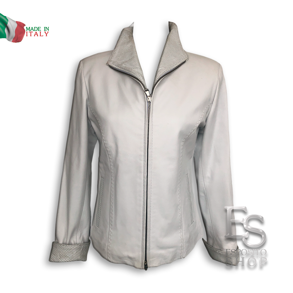 Lederjacke für Damen aus Weichem Lammnappa