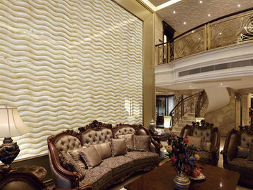     Duramica 3D stone wall cladding for luxury interior design