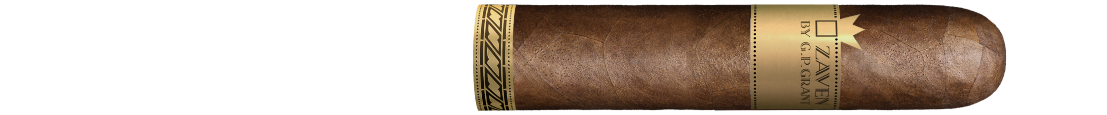 ZAVEN BY G.P.GRANTE CIGAR GOLD HALF CORONA Ø44 x 3 1/2” (Ø17.5 x 90 mm)
