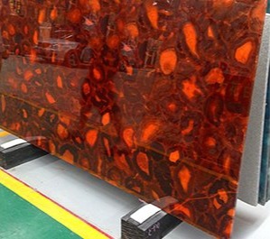 Contemporary gemstone wall panels for modern living rooms