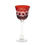 Миниатюра: Buy Jacquard Crystal Red Wine Glass Set by Cristallerie de Montbronn. Available in 13 colors at our online glassware shop.