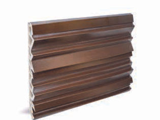 EN: Facade ceramic panels in terracotta color DE: Fassadenkeramikpaneele in Terrakottafarbe ES: Paneles cerámicos de fachada color terracota FR: Panneaux céramiques de façade couleur terre cuite IT: Pannelli ceramici per facciate color terracotta RU: Фасадные керамические панели терракотового цвета AR: ألواح خزفية للواجهات بلون التيراكوتا