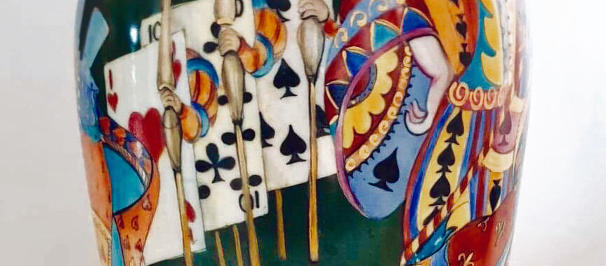 Custom Portrait Vases: Each porcelain vase in this collection is meticulously hand-painted to feature portraits of a man and a woman, inspired by client-supplied photos. The poker suit designs enhance the artistic appeal, making these vases perfect for porcelain gifts or to elevate your home decor. Simply send us your photographs and initials, and we will craft a unique, personalized porcelain piece that captures both portraits as a unified whole