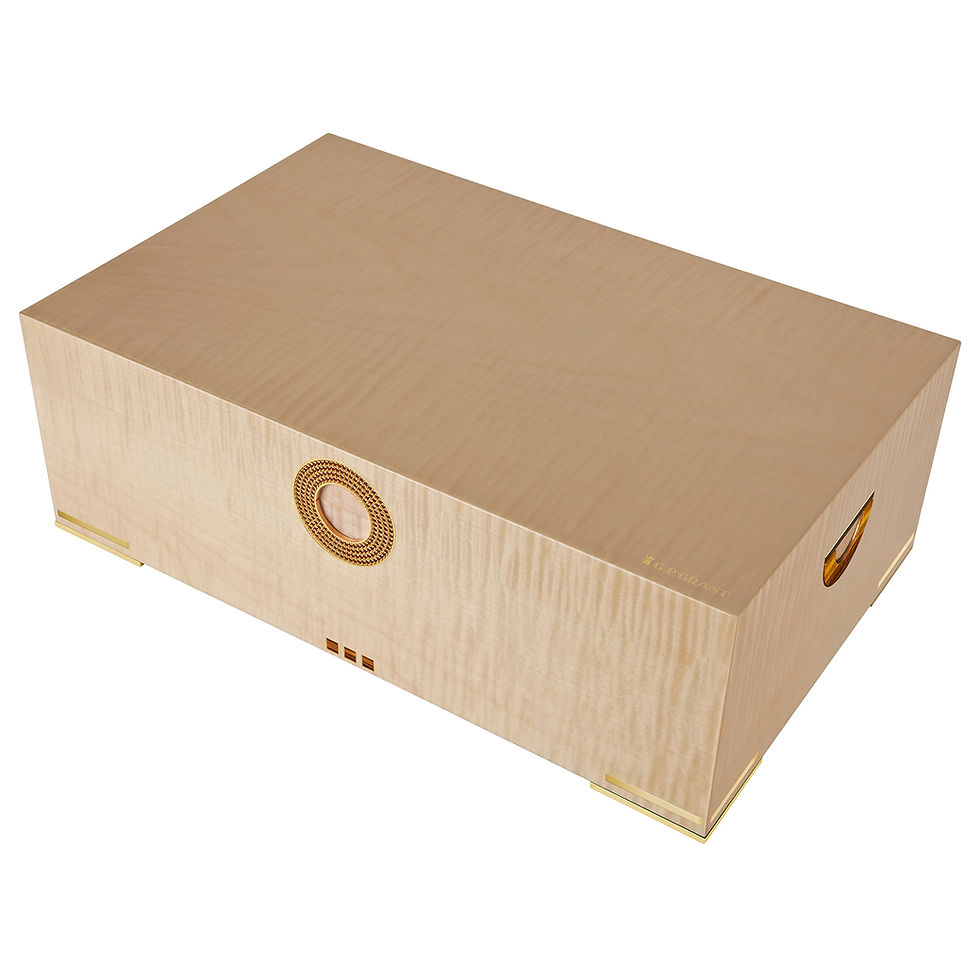 الصورة المصغرة: Diamond and tiger eye JEWELLERY cigar humidor designed for premium cigar storage, humidor from Spanish cedar. Cave à cigares