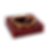 Top view of a polished Red Jasper stone ashtray for cigarettes and cigars, unique natural patterns.