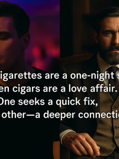 Dans un monde où tout va vite et où la gratification instantanée est la norme, allumer un cigare de luxe devient un rituel rare et significatif. Contrairement aux cigarettes — consommées à la hâte et sans réflexion — les cigares haut de gamme nous invitent à ralentir, à respirer, à réfléchir.