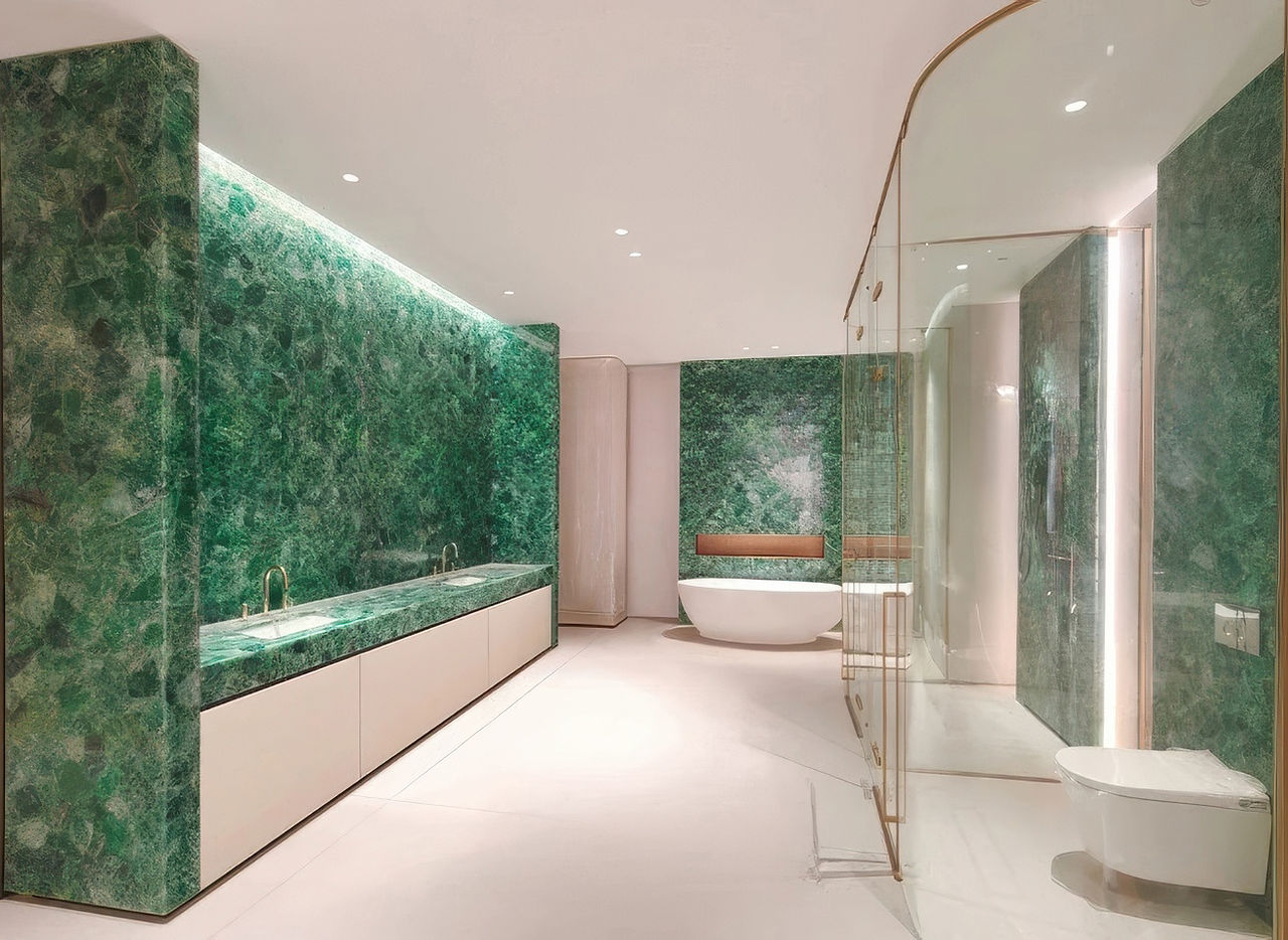 Lightweight reinforced gemstone wall panels