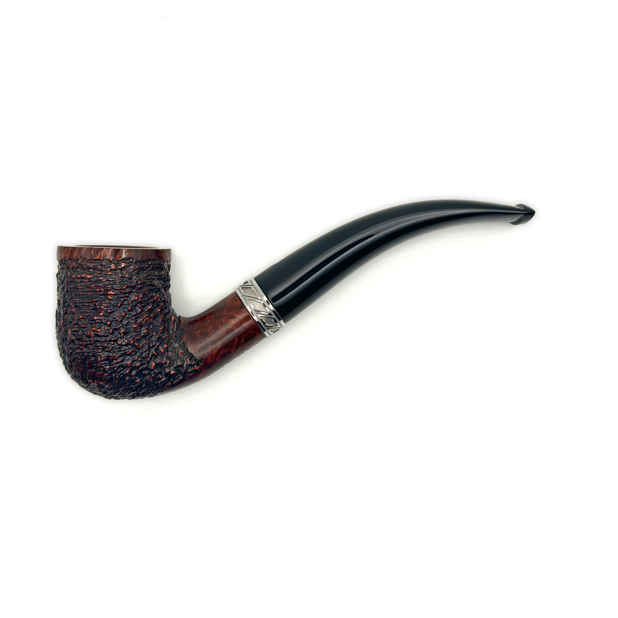 Fine Pipe George «Classic» Half Bent Brown Rustic