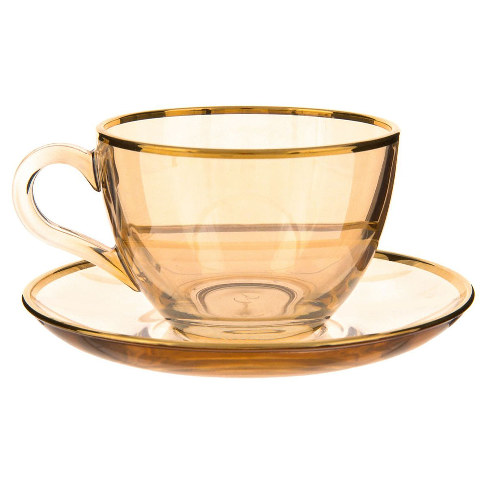 الصورة المصغرة: GRIFFE MONTENAPOLEONE and VETRERIE DI EMPOLI’s Dolce Vita Tea Cups reflect opulence and craftsmanship.