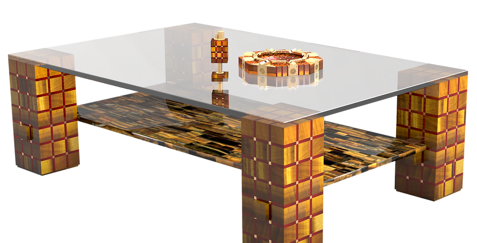 Passende exklusive Tische, die dem Stil der Aschenbecher und Feuerzeuge entsprechen, können ebenfalls bestellt werden. Ein herausragendes Beispiel ist der GEMSTONE TABLE 1024, ein Meisterwerk mit 1024 handgefertigten Teilen aus Bronze, Glas und edlen Steinen. Dieser Tisch verleiht Ihrem Interieur Eleganz und ist die perfekte Ergänzung für Ihre Zigarrenlounge.