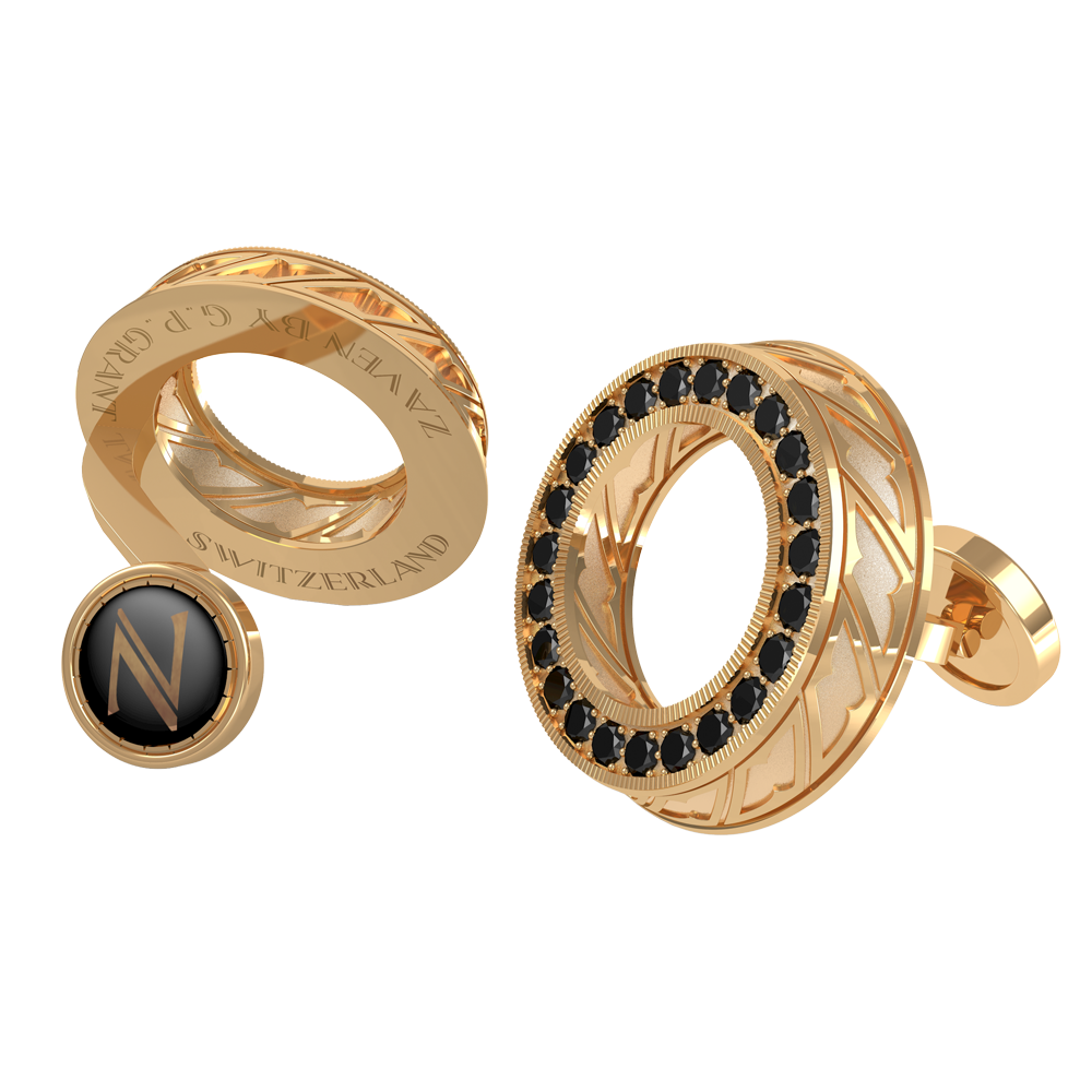 CUFFLINKS EXCLUSIVE YELLOW GOLD