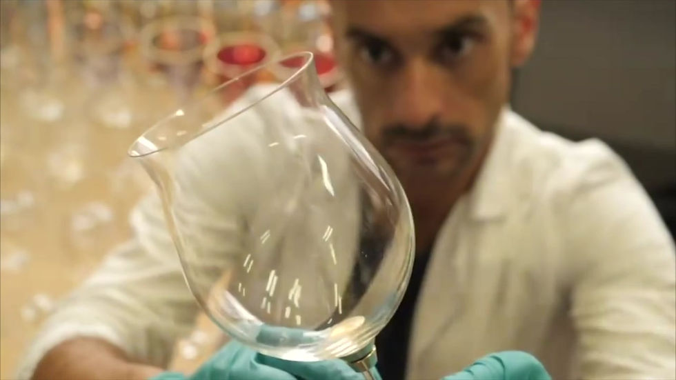 Miniatura: Crystal Spinning Wine Glass Set, Vortice Platinum