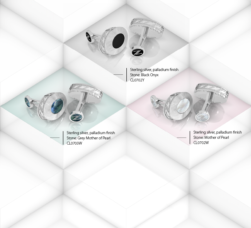 CUFFLINKS GEORGE VINTAGE-X SPECIAL PEARL