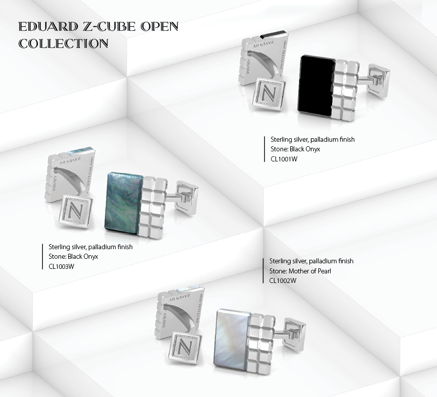 Cufflinks Eduard Z-Cube Open